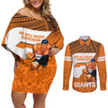 giants-football-couples-matching-off-shoulder-short-dress-and-long-sleeve-button-shirts-gws-go-champions-2023-polynesian-indigenous-art