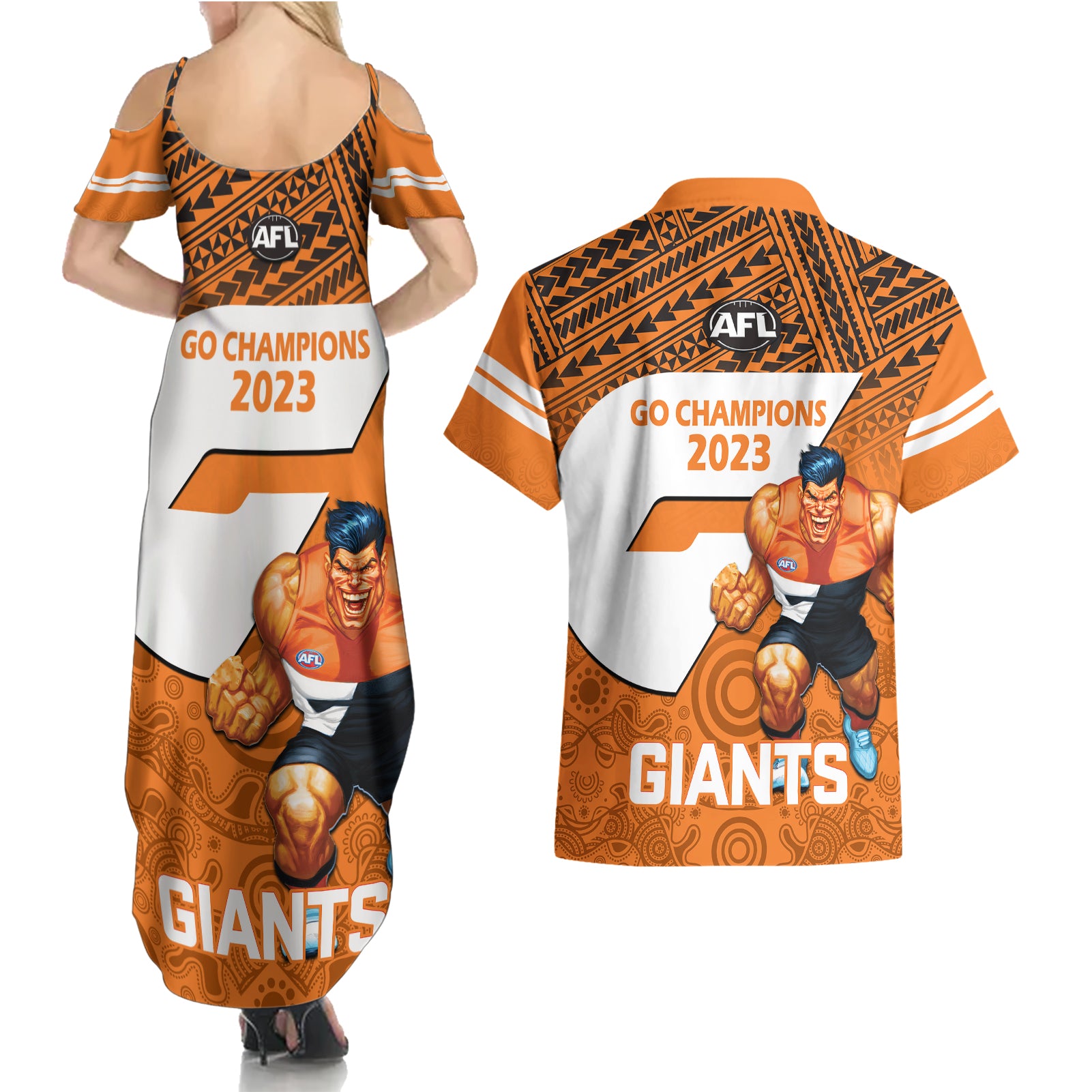 giants-football-couples-matching-summer-maxi-dress-and-hawaiian-shirt-gws-go-champions-2023-polynesian-indigenous-art