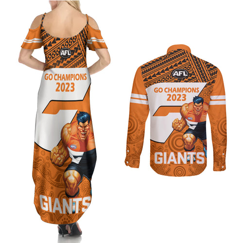 giants-football-couples-matching-summer-maxi-dress-and-long-sleeve-button-shirts-gws-go-champions-2023-polynesian-indigenous-art