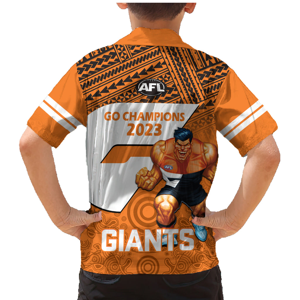 giants-football-family-matching-mermaid-dress-and-hawaiian-shirt-gws-go-champions-2023-polynesian-indigenous-art