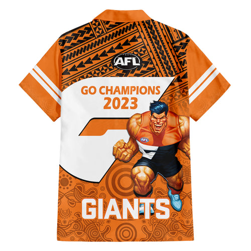giants-football-family-matching-off-shoulder-long-sleeve-dress-and-hawaiian-shirt-gws-go-champions-2023-polynesian-indigenous-art