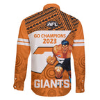 giants-football-family-matching-short-sleeve-bodycon-dress-and-hawaiian-shirt-gws-go-champions-2023-polynesian-indigenous-art