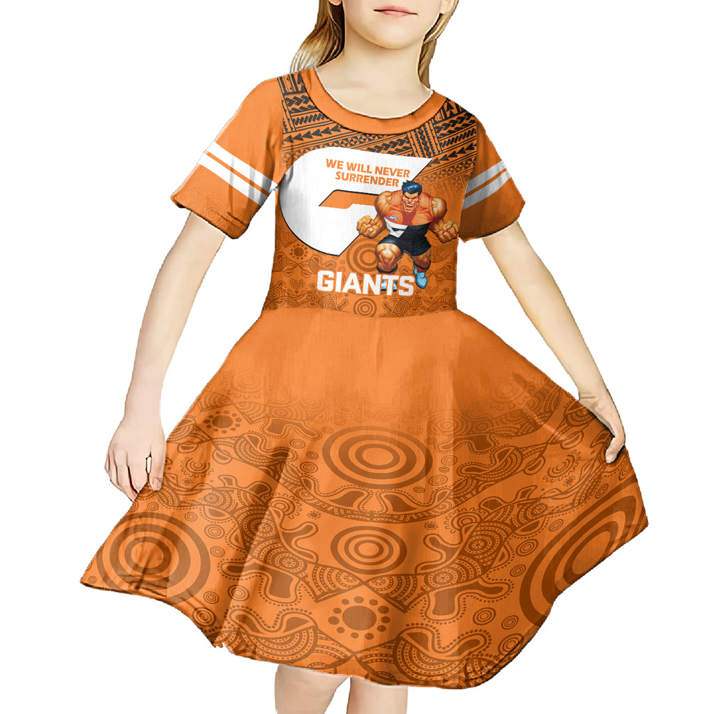 giants-football-kid-short-sleeve-dress-gws-go-champions-2023-polynesian-indigenous-art