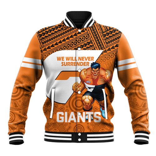 personalised-giants-football-baseball-jacket-gws-go-champions-2023-polynesian-indigenous-art