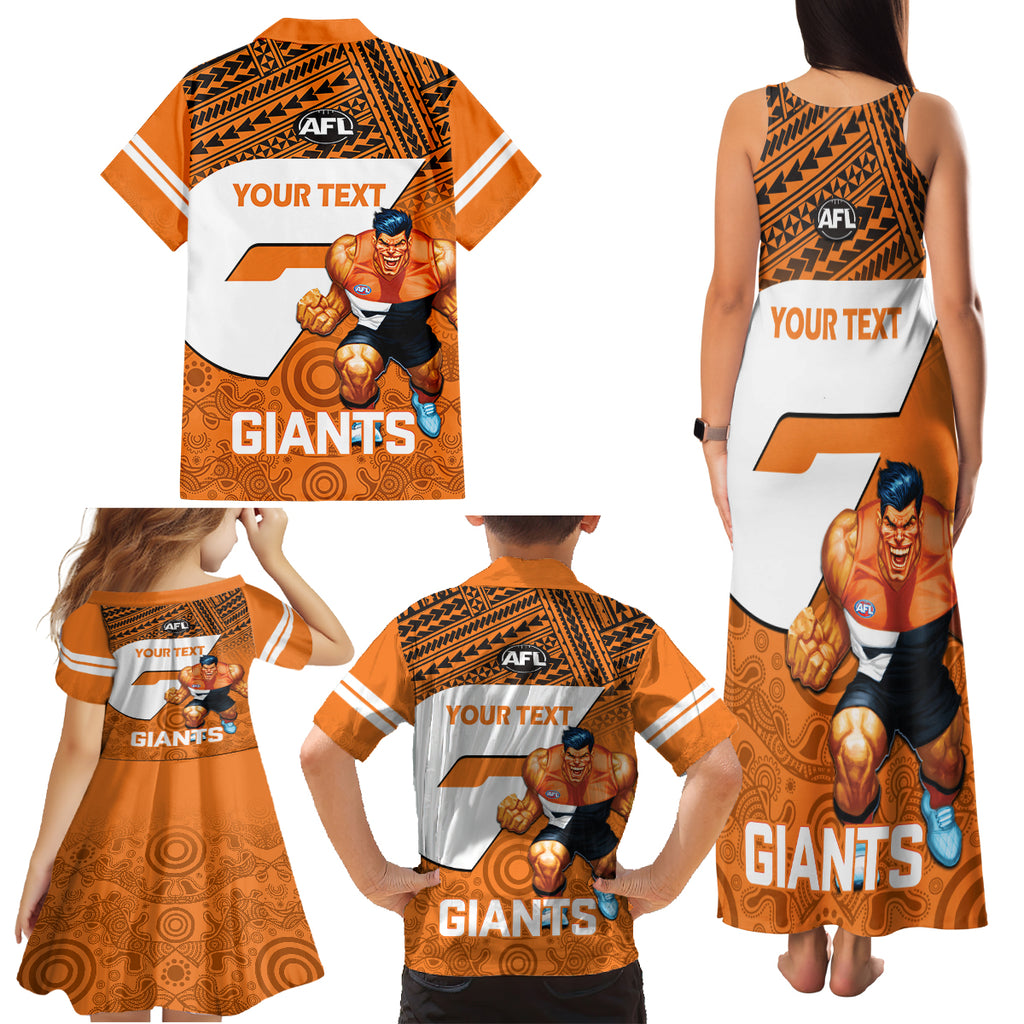 personalised-giants-football-family-matching-tank-maxi-dress-and-hawaiian-shirt-gws-go-champions-2023-polynesian-indigenous-art