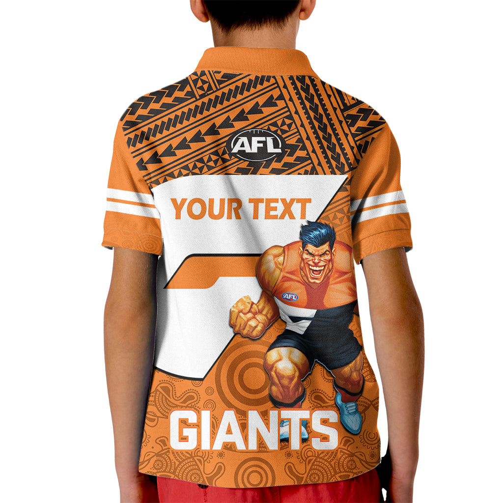 personalised-giants-football-kid-polo-shirt-gws-go-champions-2023-polynesian-indigenous-art