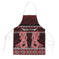 Kia Ora New Zealand Apron Maori Language Week Whero Taniko Motif - Aussie Hoodie