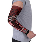 Kia Ora New Zealand Arm Sleeves Maori Language Week Whero Taniko Motif - Aussie Hoodie