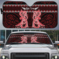 Kia Ora New Zealand Auto Sun Shade Maori Language Week Whero Taniko Motif - Aussie Hoodie