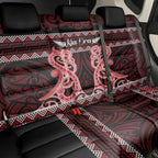 Kia Ora New Zealand Back Car Seat Cover Maori Language Week Whero Taniko Motif - Aussie Hoodie