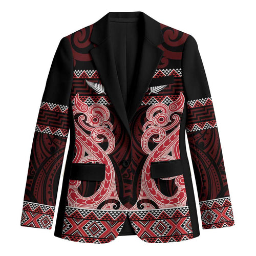 Kia Ora New Zealand Blazer Maori Language Week Whero Taniko Motif - Aussie Hoodie