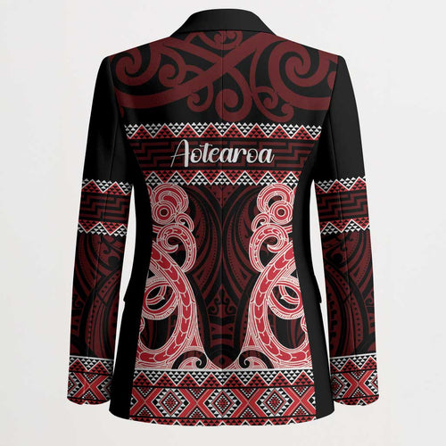 Kia Ora New Zealand Blazer Maori Language Week Whero Taniko Motif - Aussie Hoodie