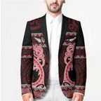 Kia Ora New Zealand Blazer Maori Language Week Whero Taniko Motif - Aussie Hoodie