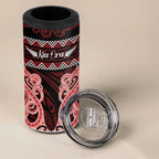 Kia Ora New Zealand 4 in 1 Can Cooler Tumbler Maori Language Week Whero Taniko Motif - Aussie Hoodie