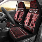 Kia Ora New Zealand Car Seat Cover Maori Language Week Whero Taniko Motif - Aussie Hoodie