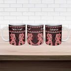 Kia Ora New Zealand Ceramic Mug Maori Language Week Whero Taniko Motif - Aussie Hoodie