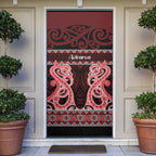Kia Ora New Zealand Door Cover Maori Language Week Whero Taniko Motif - Aussie Hoodie