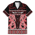 Kia Ora New Zealand Family Matching Mermaid Dress and Hawaiian Shirt Maori Language Week Whero Taniko Motif - Aussie Hoodie