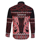 Kia Ora New Zealand Family Matching Mermaid Dress and Hawaiian Shirt Maori Language Week Whero Taniko Motif - Aussie Hoodie