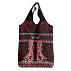 Kia Ora New Zealand Grocery Bag Maori Language Week Whero Taniko Motif - Aussie Hoodie