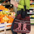 Kia Ora New Zealand Grocery Bag Maori Language Week Whero Taniko Motif - Aussie Hoodie