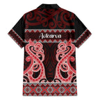 Kia Ora New Zealand Hawaiian Shirt Maori Language Week Whero Taniko Motif - Aussie Hoodie
