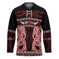 Kia Ora New Zealand Hockey Jersey Maori Language Week Whero Taniko Motif - Aussie Hoodie