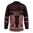Kia Ora New Zealand Hockey Jersey Maori Language Week Whero Taniko Motif - Aussie Hoodie