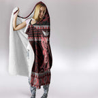 Kia Ora New Zealand Hooded Blanket Maori Language Week Whero Taniko Motif - Aussie Hoodie