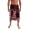 Kia Ora New Zealand Lavalava Maori Language Week Whero Taniko Motif - Aussie Hoodie