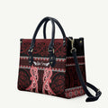 Kia Ora New Zealand Leather Bag Maori Language Week Whero Taniko Motif - Aussie Hoodie