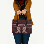 Kia Ora New Zealand Leather Bag Maori Language Week Whero Taniko Motif - Aussie Hoodie