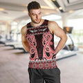 Kia Ora New Zealand Men Tank Top Maori Language Week Whero Taniko Motif - Aussie Hoodie