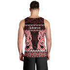 Kia Ora New Zealand Men Tank Top Maori Language Week Whero Taniko Motif - Aussie Hoodie