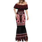 Kia Ora New Zealand Mermaid Dress Maori Language Week Whero Taniko Motif - Aussie Hoodie