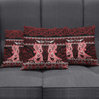 Kia Ora New Zealand Pillow Cover Maori Language Week Whero Taniko Motif - Aussie Hoodie