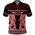 Kia Ora New Zealand Polo Shirt Maori Language Week Whero Taniko Motif - Aussie Hoodie