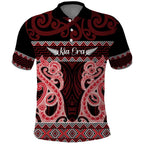 Kia Ora New Zealand Polo Shirt Maori Language Week Whero Taniko Motif - Aussie Hoodie