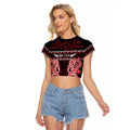 Kia Ora New Zealand Raglan Cropped T Shirt Maori Language Week Whero Taniko Motif - Aussie Hoodie