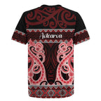 Kia Ora New Zealand Rugby Jersey Maori Language Week Whero Taniko Motif - Aussie Hoodie