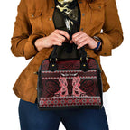 Kia Ora New Zealand Shoulder Handbag Maori Language Week Whero Taniko Motif - Aussie Hoodie