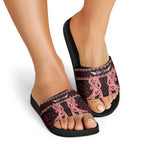 Kia Ora New Zealand Slide Sandals Maori Language Week Whero Taniko Motif - Aussie Hoodie