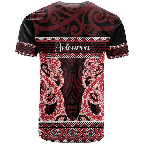 Kia Ora New Zealand T Shirt Maori Language Week Whero Taniko Motif - Aussie Hoodie