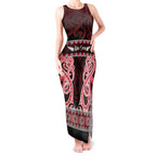 Kia Ora New Zealand Tank Maxi Dress Maori Language Week Whero Taniko Motif - Aussie Hoodie