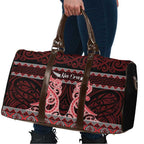 Kia Ora New Zealand Travel Bag Maori Language Week Whero Taniko Motif - Aussie Hoodie