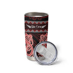 Kia Ora New Zealand Tumbler Cup Maori Language Week Whero Taniko Motif - Aussie Hoodie