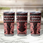 Kia Ora New Zealand Tumbler Cup Maori Language Week Whero Taniko Motif - Aussie Hoodie