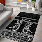 Kia Ora New Zealand Area Rug Maori Language Week Pango Taniko Motif - Aussie Hoodie