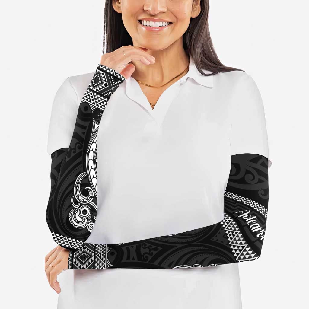 Kia Ora New Zealand Arm Sleeves Maori Language Week Pango Taniko Motif - Aussie Hoodie