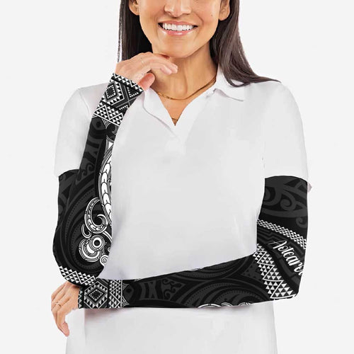 Kia Ora New Zealand Arm Sleeves Maori Language Week Pango Taniko Motif - Aussie Hoodie
